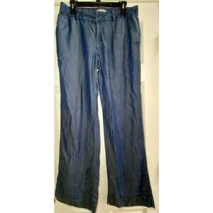 Banana Republic Women’s Cotton Pants Blue Sz 8L casual